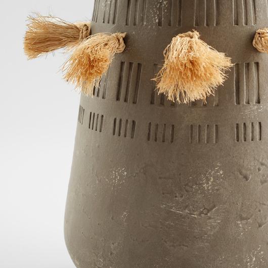 Retting Vse|Taupe Grey-Lg by Cyan Design