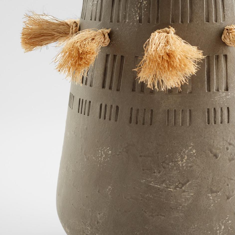 Retting Vse|Taupe Grey-Lg by Cyan Design