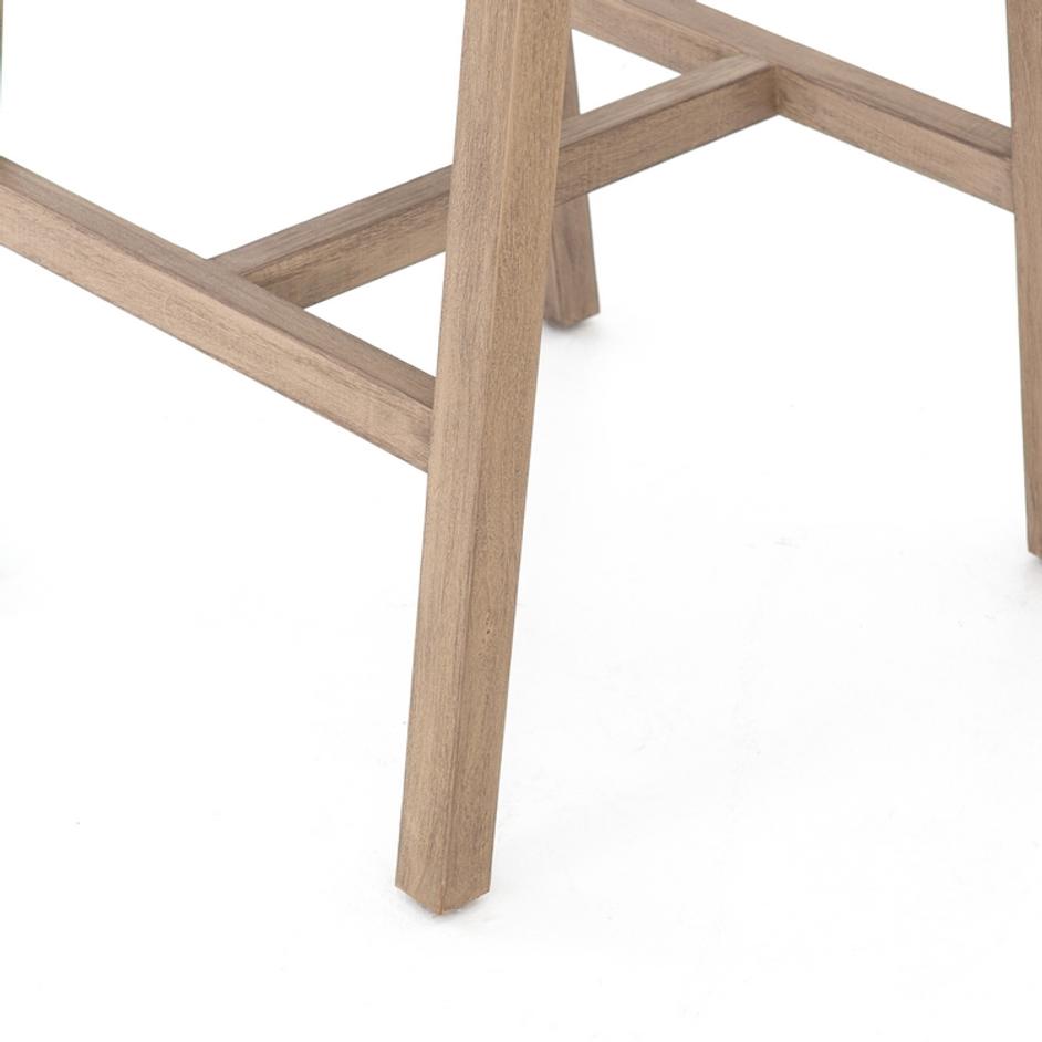 Delano Outdoor Bar Stool-Washed Brown by FOUR HANDS