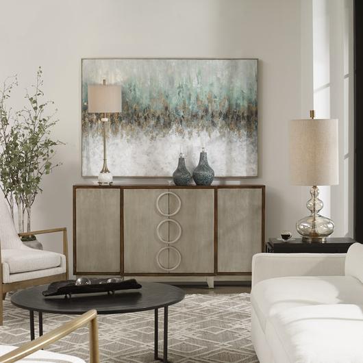 Divide Hand Painted Canvas by Uttermost