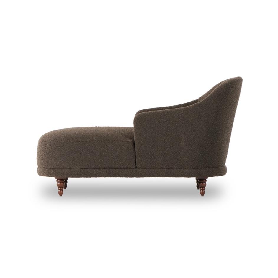 Marnie Chaise Lounge In Knoll Mink by FOUR HANDS