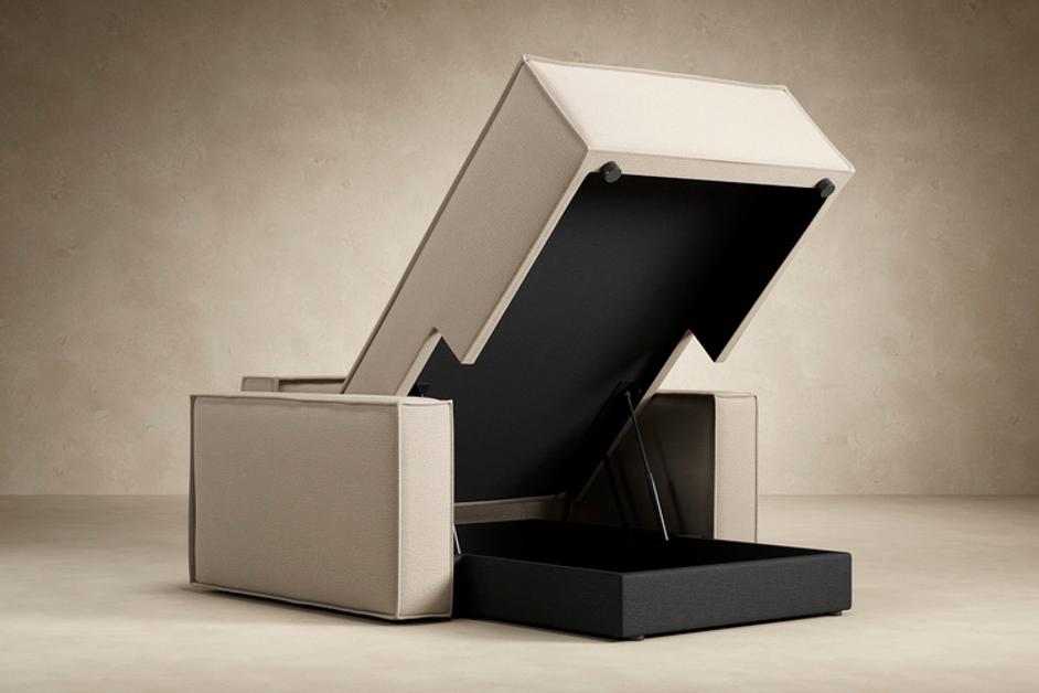 NEWILLA LOUNGER CHAIR W/STANDARD ARM RESTS, 39"X61" by INNOVATION USA