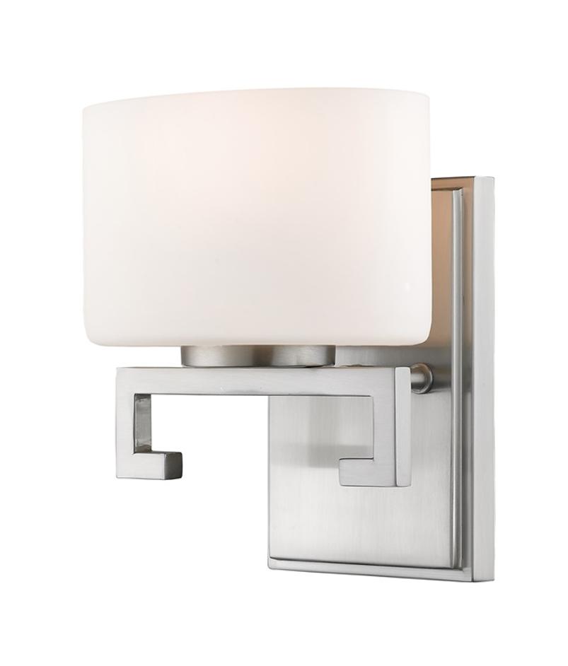 Privet 1 Light Vanity in Brushed Nickel Finish by Z-Lite