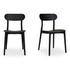 Kent Outdoor Dining Chair Black - Set Of Two by Moes Home