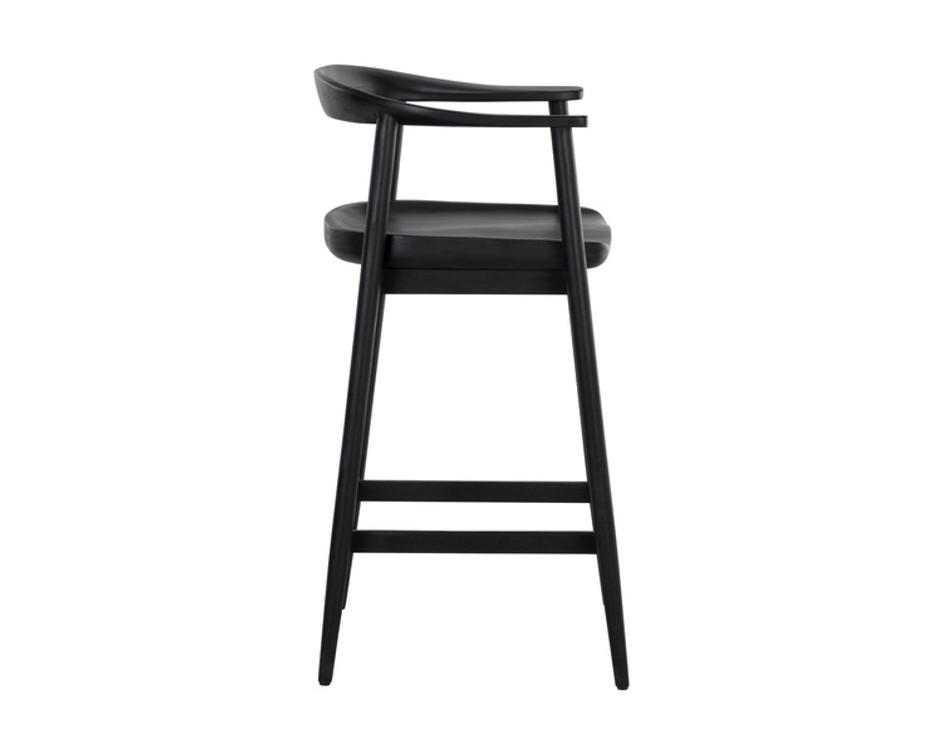 JEREMY COUNTER STOOL - BLACK by Sunpan