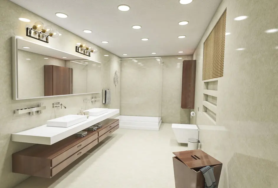 Parsons 3 Light Vanity in Matte Black + Brushed Nickel Finish by Z-Lite