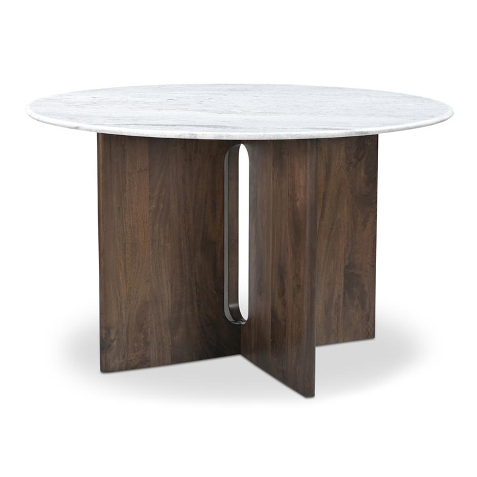 Stanley Dining Table White Marble by Moes Home