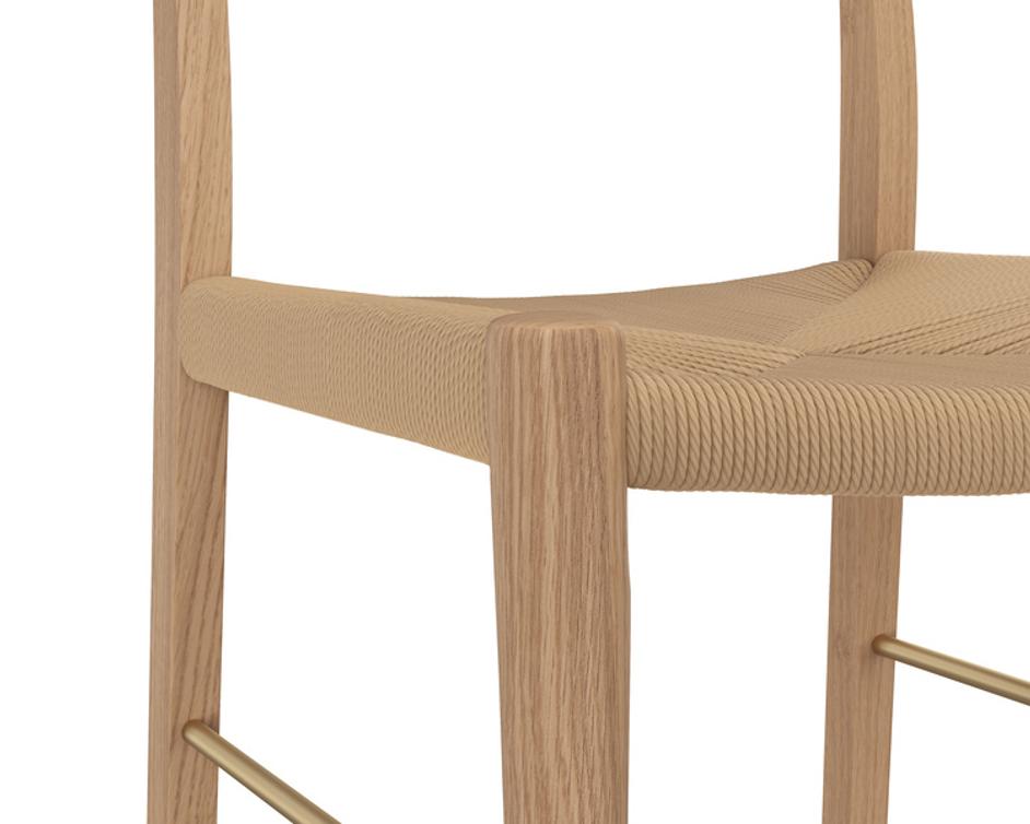 BONDI COUNTER STOOL - LIGHT OAK by Sunpan