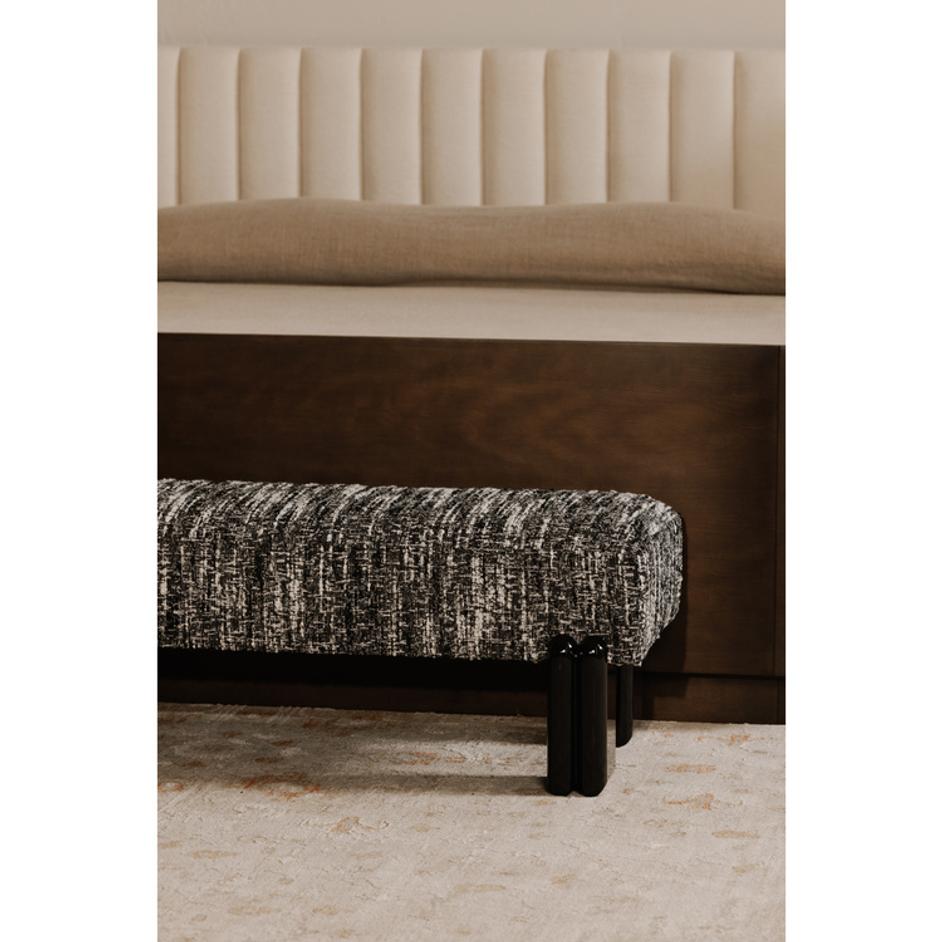 Priya Bench Black by Moes Home