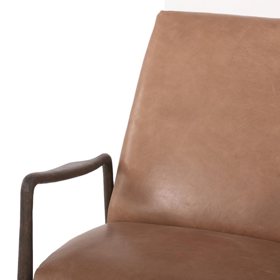 Braden Recliner In Dakota Warm Taupe by FOUR HANDS
