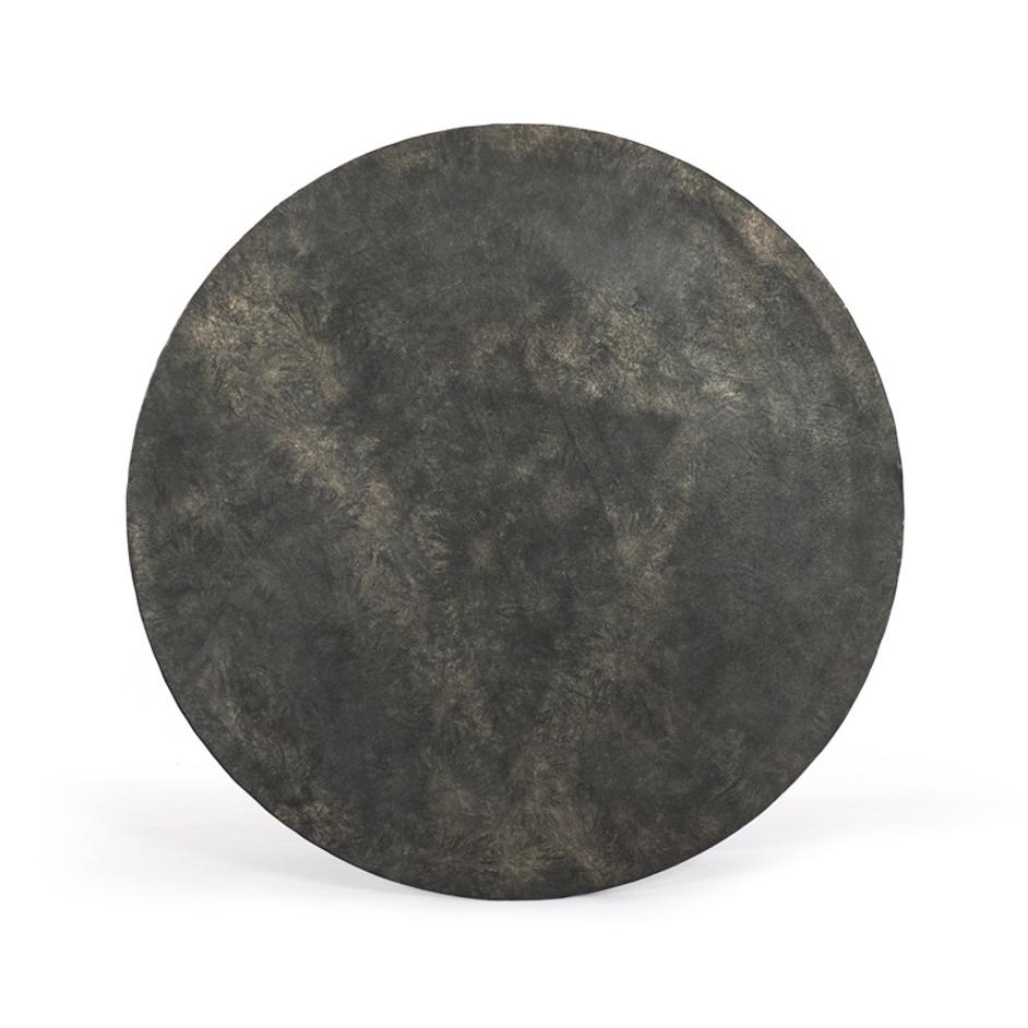 Sante 48" Coffee Table In Raw Black by FOUR HANDS