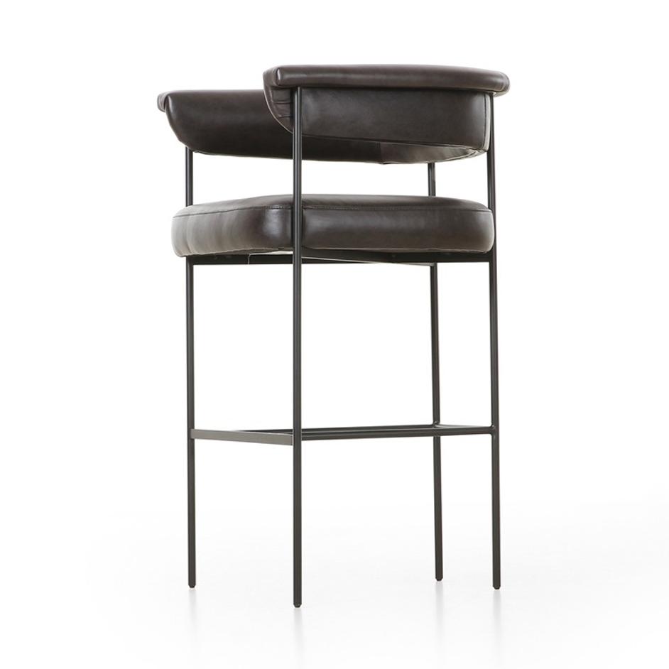 Carrie Bar + Counter Stool - Sonoma Black by Four Hands