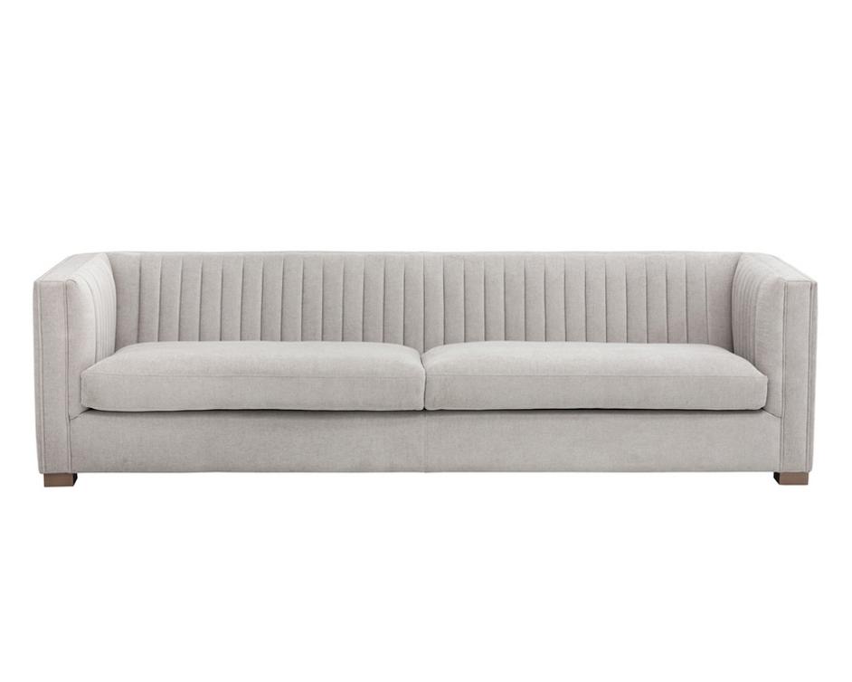 Caitlin Sofa - Hemingway Silver by Sunpan
