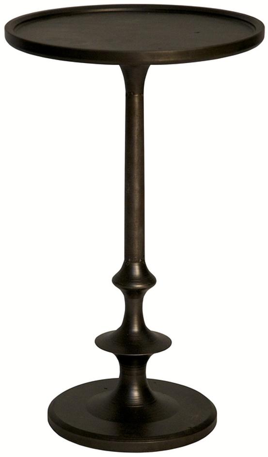 Terni Side Table, Cast Iron by Noir Furniture
