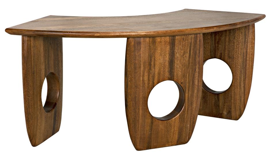 Lobster Desk, Dark Walnut by Noir Furniture