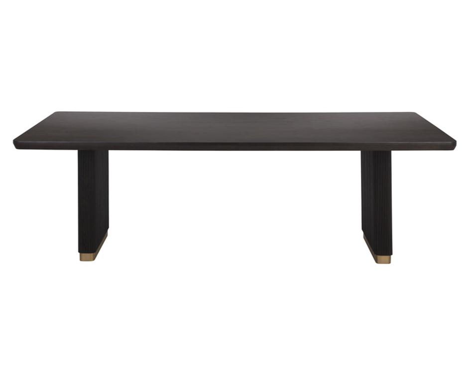 KALLA DINING TABLE - RECTANGULAR - CHARCOAL - 96" by Sunpan