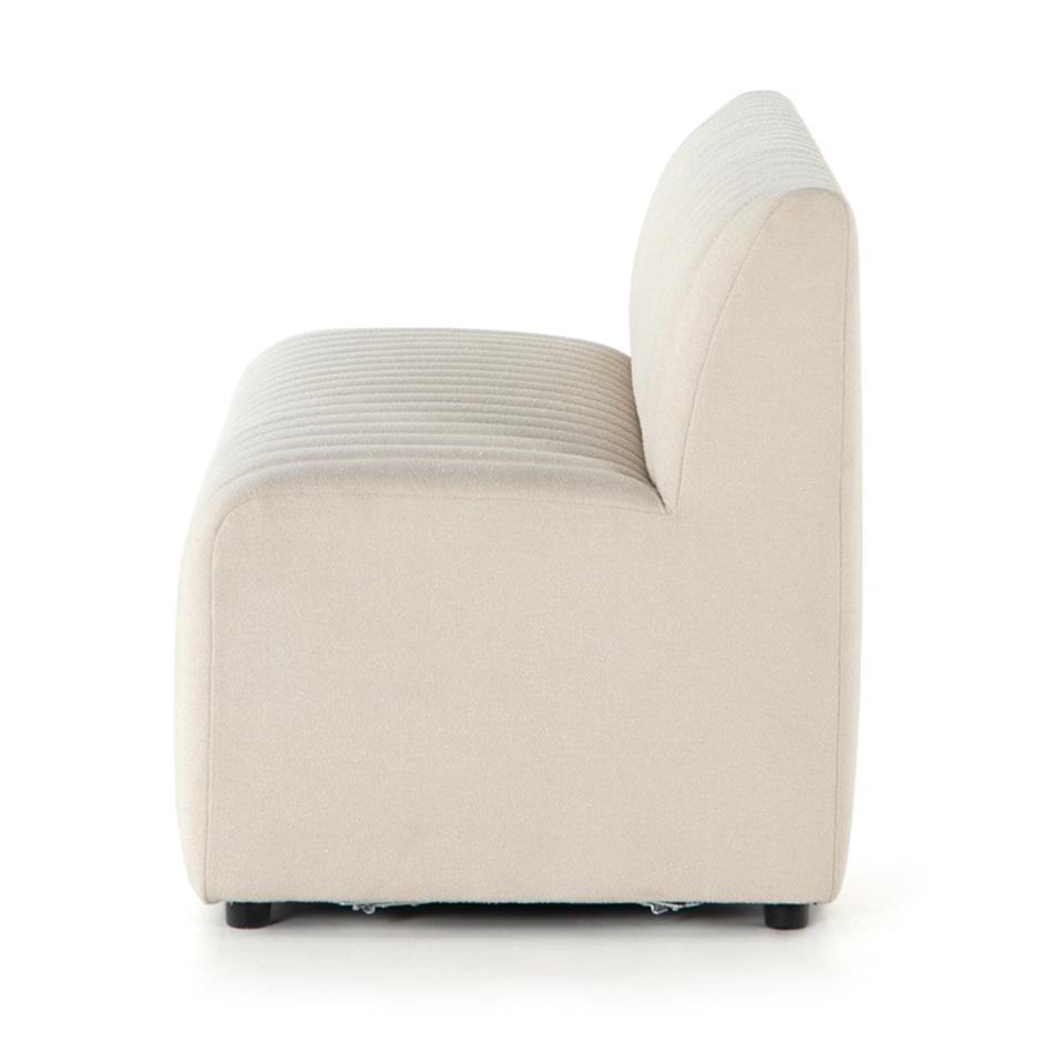 Augustine Dining Bench In Capri Oatmeal by FOUR HANDS