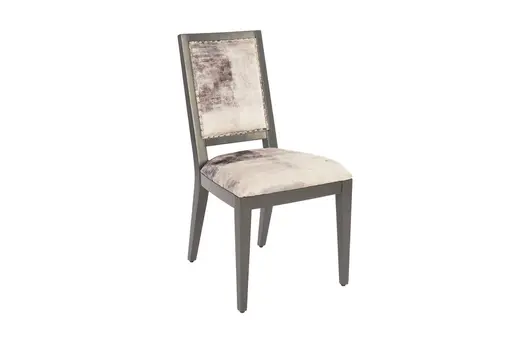 Mesmerize Dining Chair, Mist Grey, Grey Wooden Legs by PHILLIPS COLLECTION