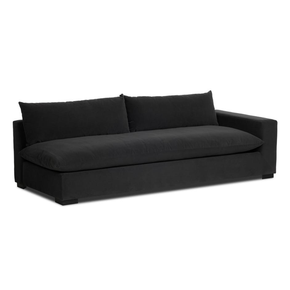 Grant Sectional In Crypton Henry Charcoal And Espresso by Four Hands
