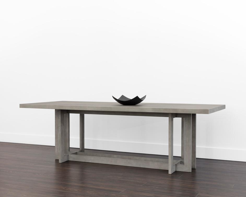 DISERA DINING TABLE - ASH GREY - 96" by Sunpan