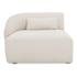 Amelia Left Arm Facing Chaise Warm White by Moes Home