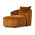 Farrah Chaise Lounge - Ingram Ochre by Four Hands