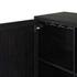 Cressida Bar Cabinet - Black Linen by Four Hands