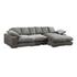 Plunge Large Sectional Charcoal by Moes Home
