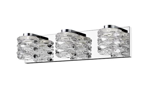 Dawson 3 Light Vanity in Chrome  Finish by Z-Lite