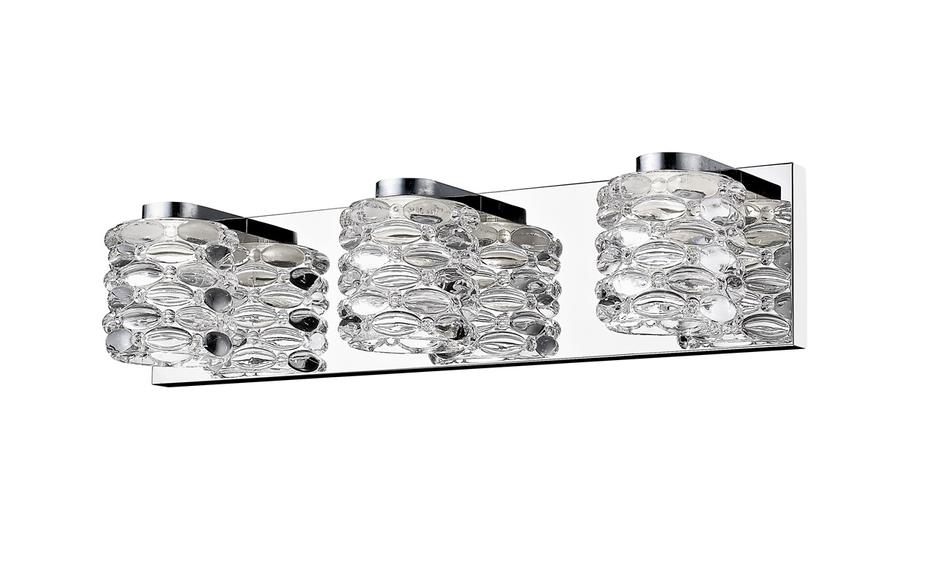Dawson 3 Light Vanity in Chrome  Finish by Z-Lite