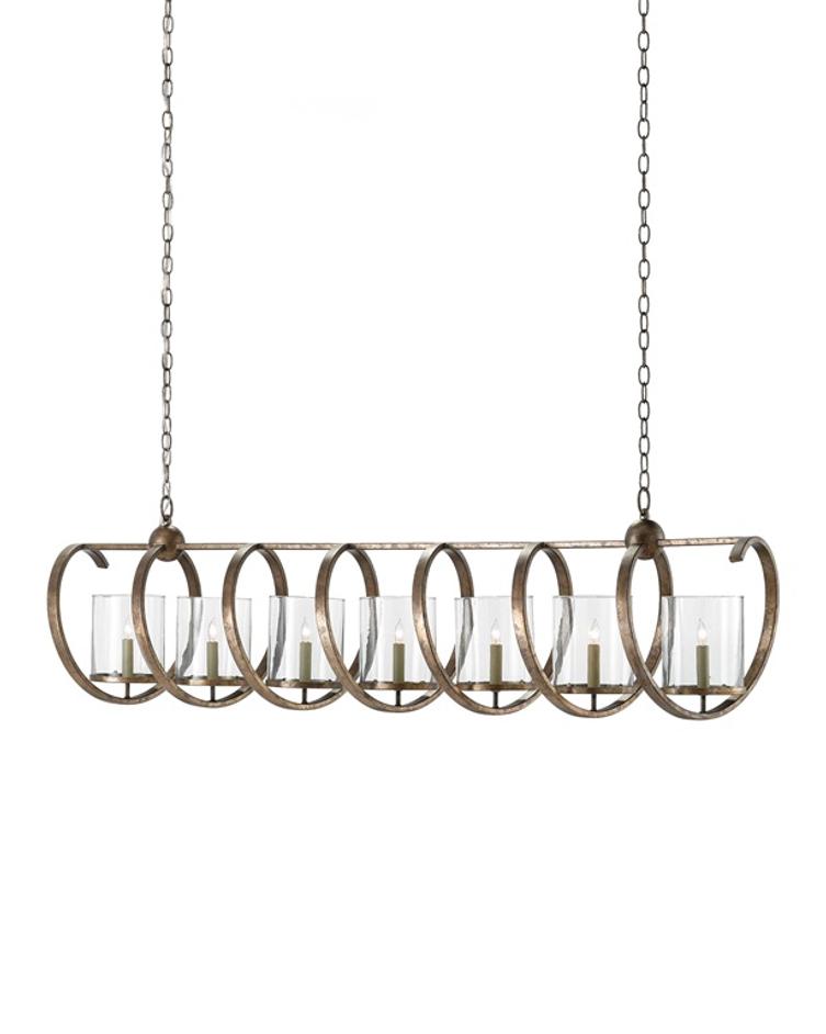 Maximus Grande Chandelier In Pyrite Bronze by Currey & Company