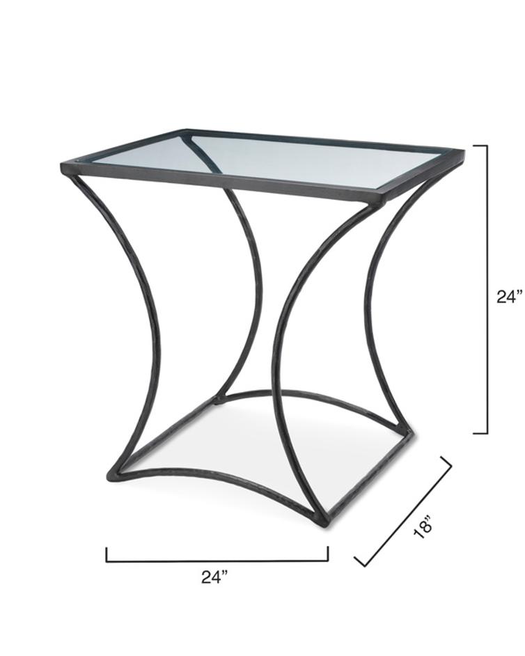 Kai Iron Side Table by Jamie Young