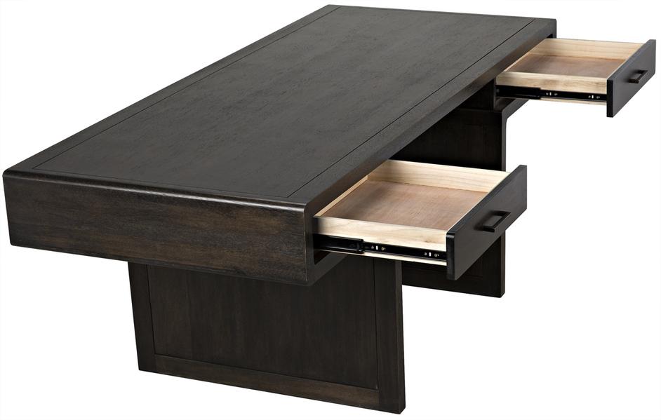 Degas Ebony Walnut Desk by Noir Furniture