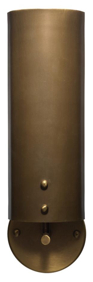 Olympic 1-Light Wall Sconce, Antique Brass Metal by Jamie Young