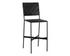 OMARI BARSTOOL - BLACK LEATHER by Sunpan