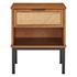 Caine Rattan Night Stand/Side Table In Brown by New Pacific Direct