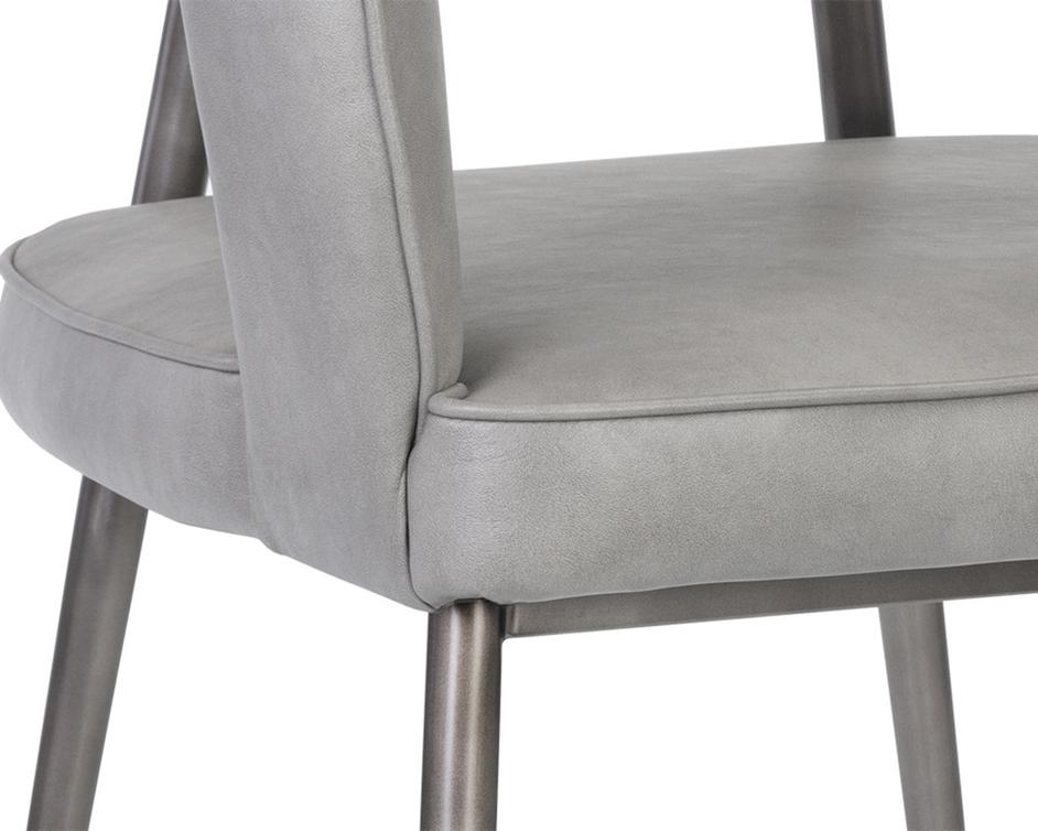 Kenny Dining Armchair - Bravo Metal by Sunpan