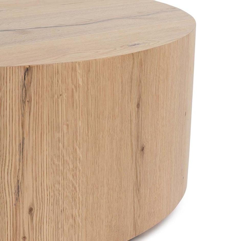 Layne 42" Round Coffee Table Natural by Classic Home