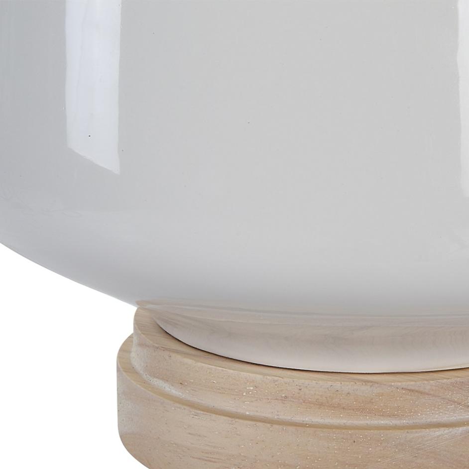 Opal Gloss White Table Lamp by Uttermost