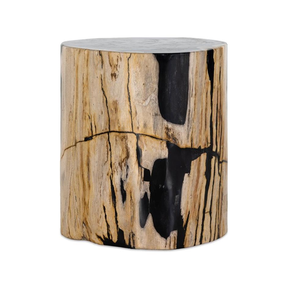 Kos End Table - Light Petrified Wood by Four Hands
