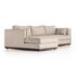 Lawrence 2-Piece Sectional W/ Chaise - Nova Taupe by Four Hands