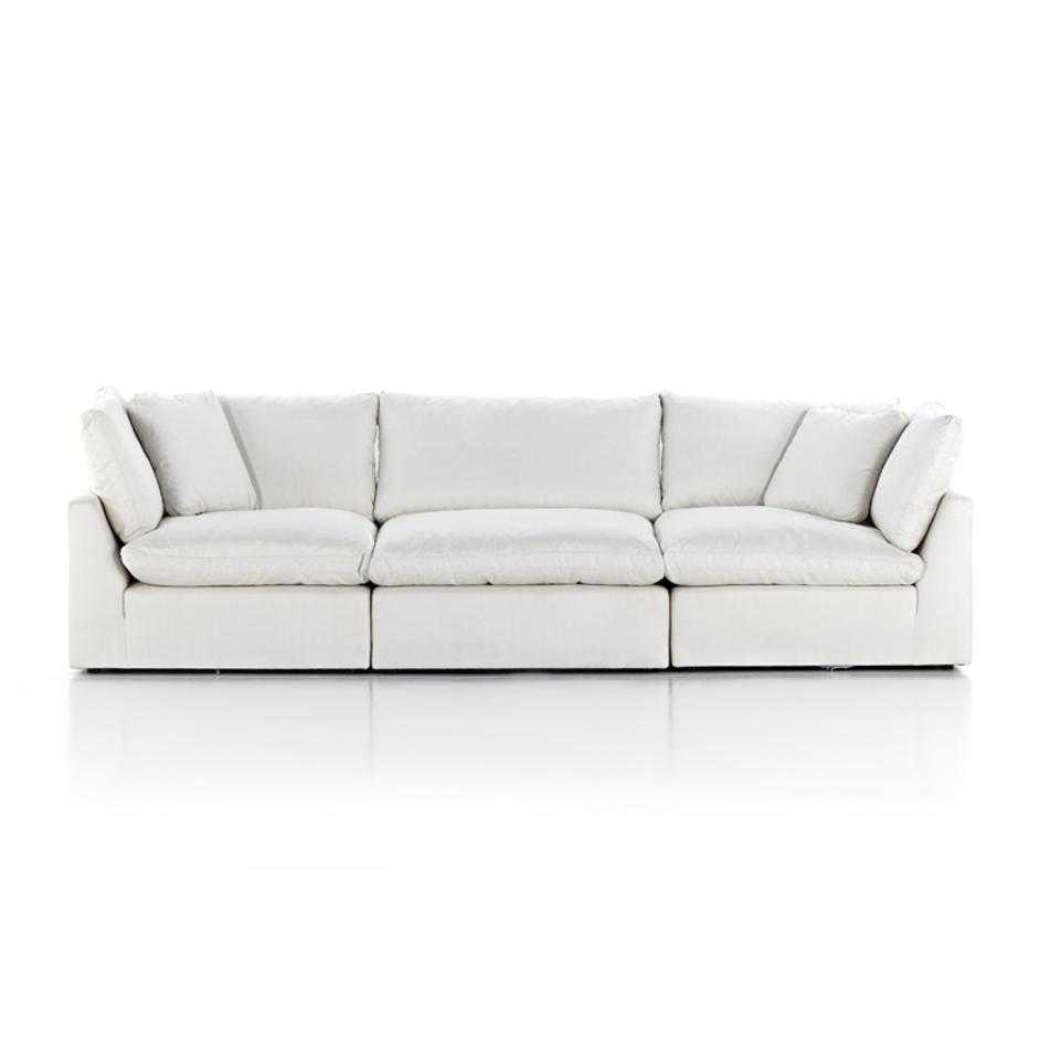 Stevie 3Pc Sectional Sofa In Anders Ivory by FOUR HANDS