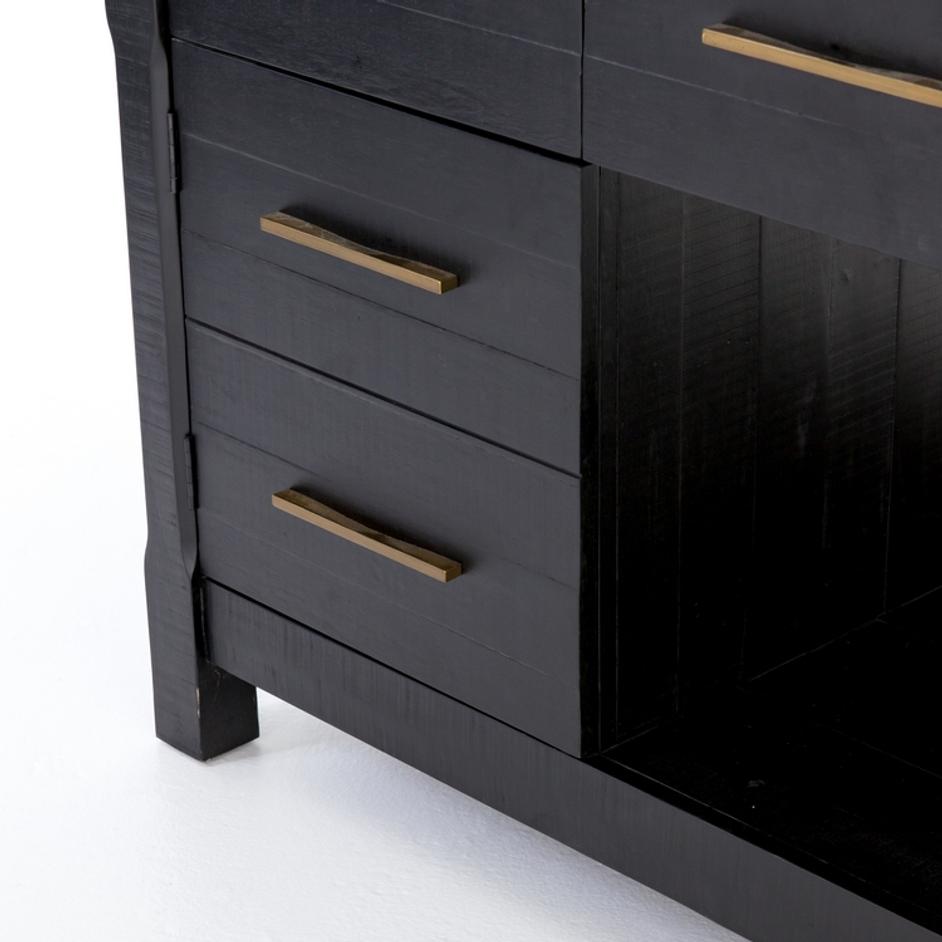 Ian Kitchen Island-Black Acacia by FOUR HANDS