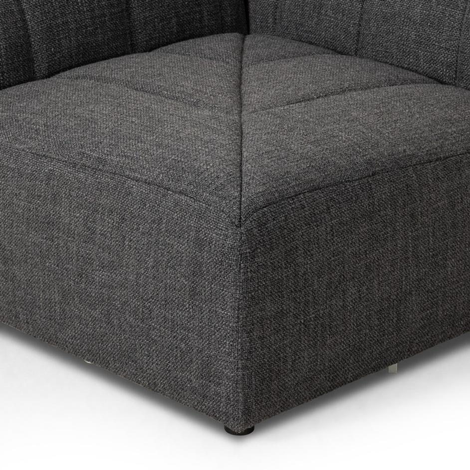 Build Your Own: Langham Channeled Sectional - Saxon Charcoal by Four Hands