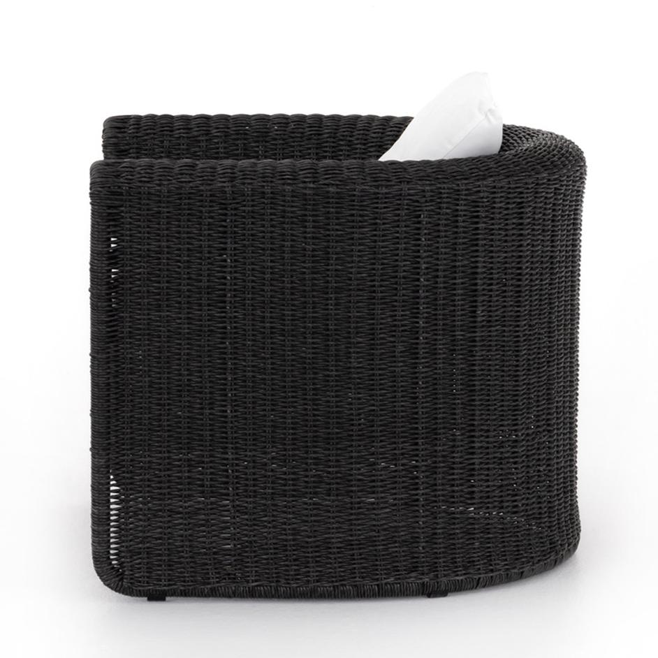 Tucson Woven Outdoor Chair In Coal by FOUR HANDS