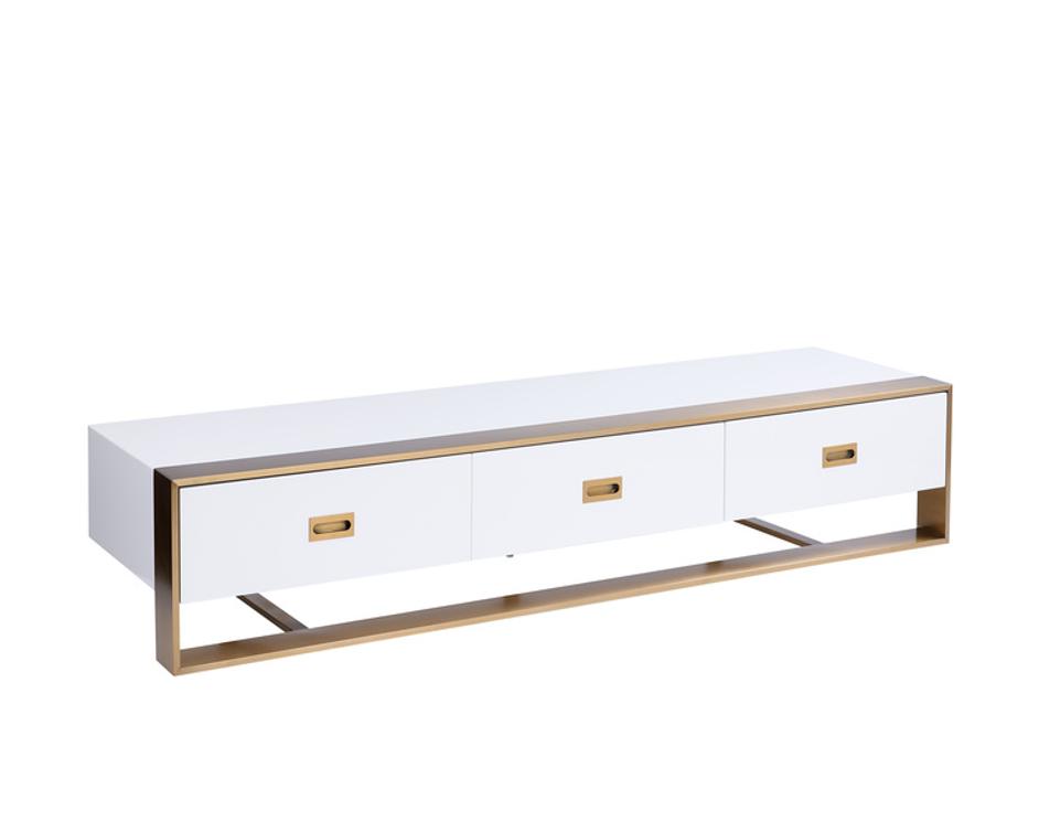 BRIELLE MEDIA CONSOLE AND CABINET by Sunpan