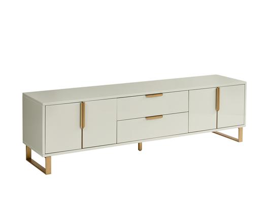 BARNETTE MEDIA CONSOLE AND CABINET by Sunpan