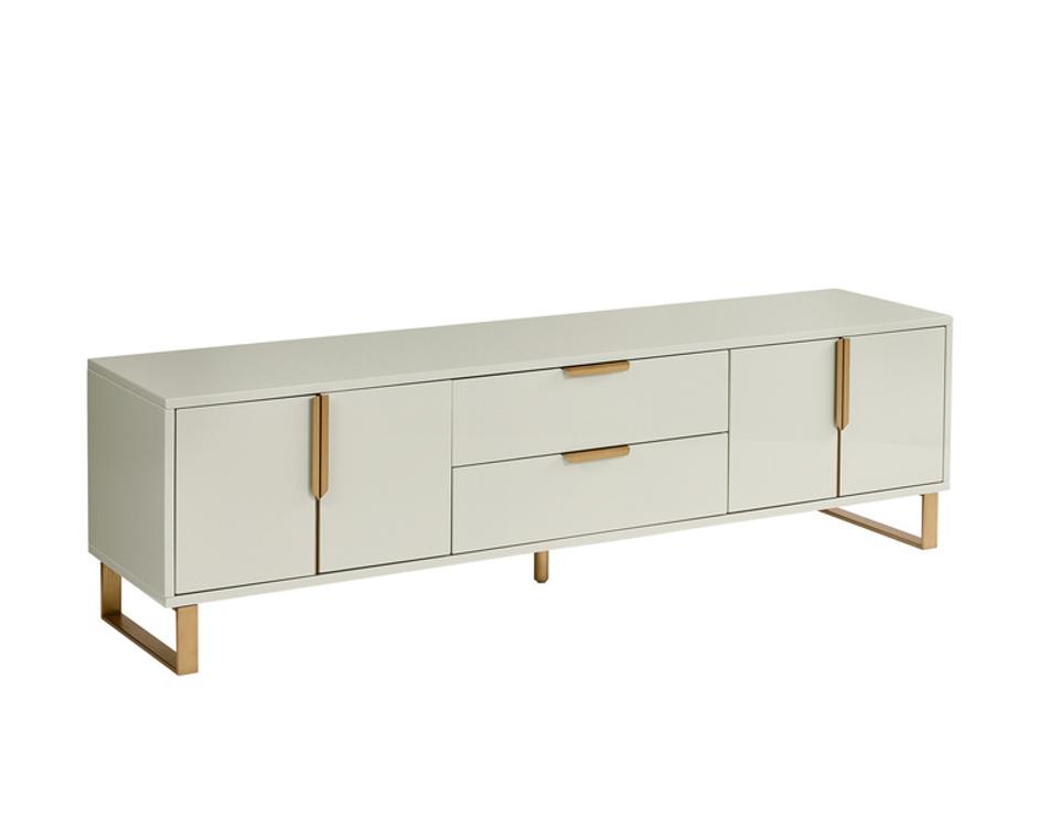 BARNETTE MEDIA CONSOLE AND CABINET by Sunpan