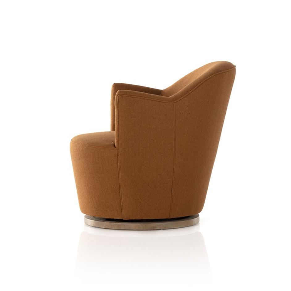 Aurora Swivel Chair In Patton Burnish by FOUR HANDS