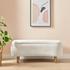 Leony Chenille Storage Bench, Seneca Beige  by New Pacific Direct